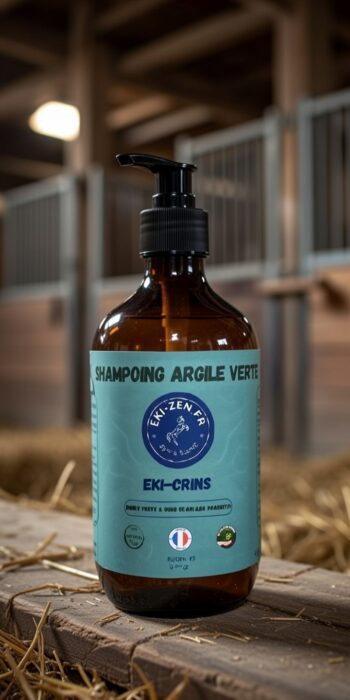 shampoing argile verte chevaux